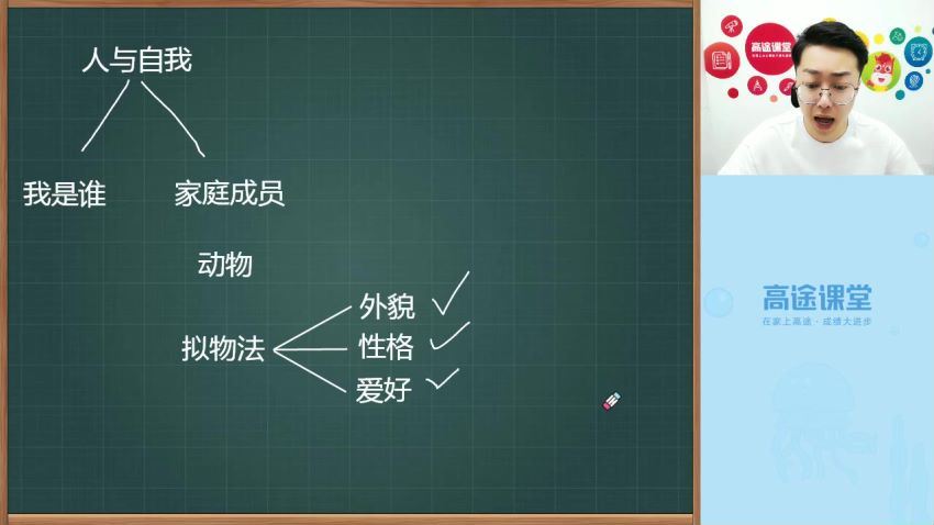 2020高途一年级李鑫语文暑假班（高清视频）