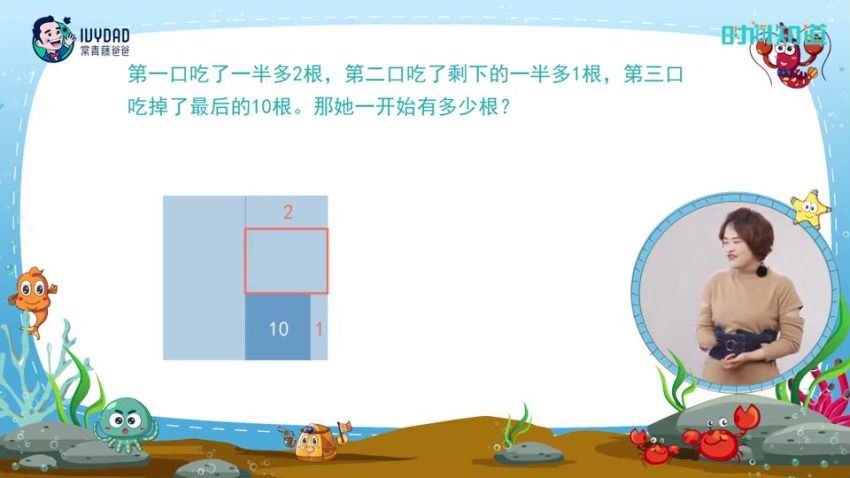 常青藤爸爸小鱼老师数学（1~3年级）（10GB高清视频）