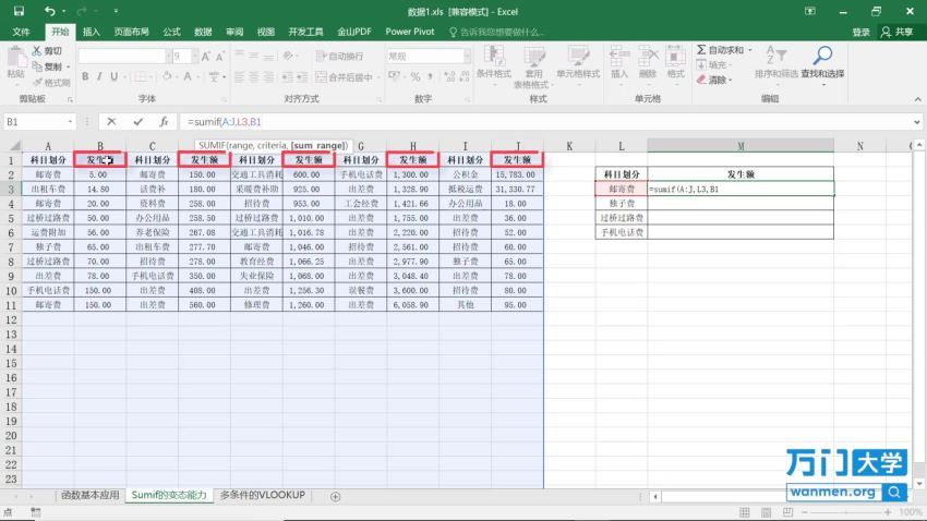 万门大学王佩丰3小时学会excel数据处理（1.66G超清视频）