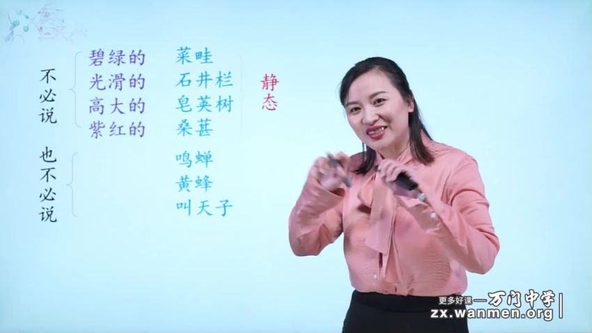 万门中学初中语文深度进阶写作专题48节视频课程（超清视频）