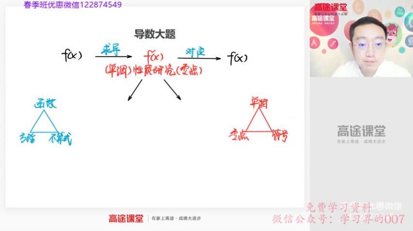 高途二轮2020高三数学周帅寒假班（完毕）（标清视频）