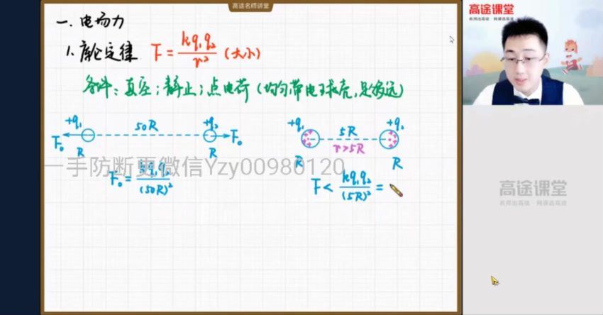 高途课堂 张展博【2021-秋】高二物理秋季班百度云网盘