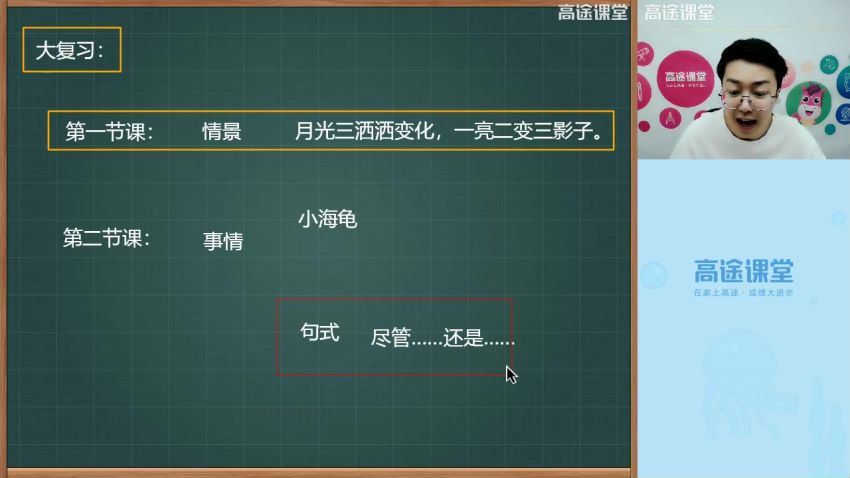 2020高途二年级李鑫语文秋季班（5.63G高清视频）