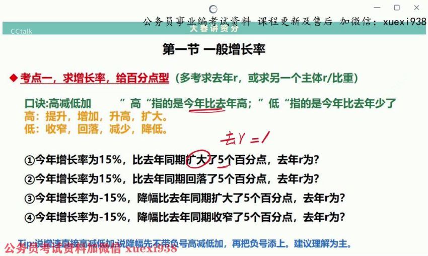 2021省考：2021省考大C资料分析【绝版课程】