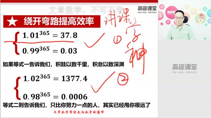 2020版高途初一高文章数学暑期班（高清视频）