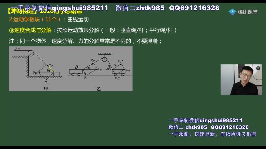 蜜蜂优课坤哥物理二轮-2020高考二轮直播总结班（8G高清视频）