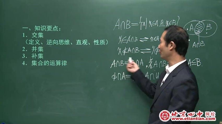 北京四中网校高一数学（高清视频）