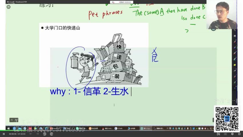 2021考研英语程晓写作密训（4.58G超清视频）