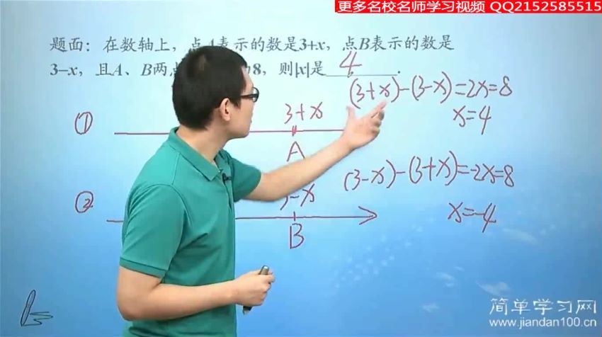 简单学习网傲德初一数学同步提高课程（1368×768视频）