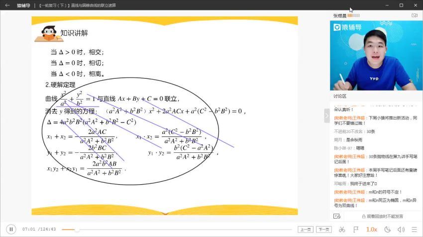 2020猿辅导张煜晨文科数学秋季班（高清视频）