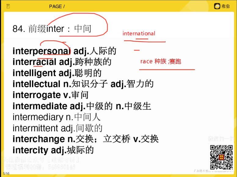 英语：词汇记忆系列