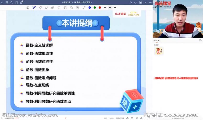 高途2022高考高三数学赵礼显点睛班（押题课）