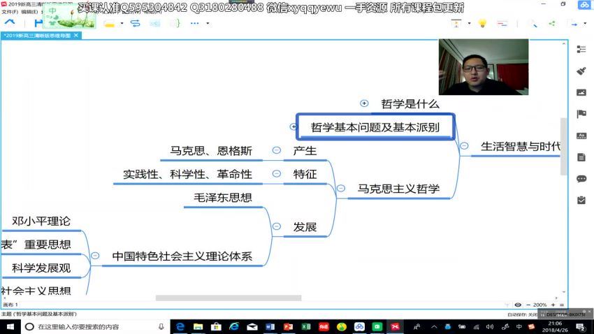 四张思维导图搞定高中政治(有道精品 桑宏斌)