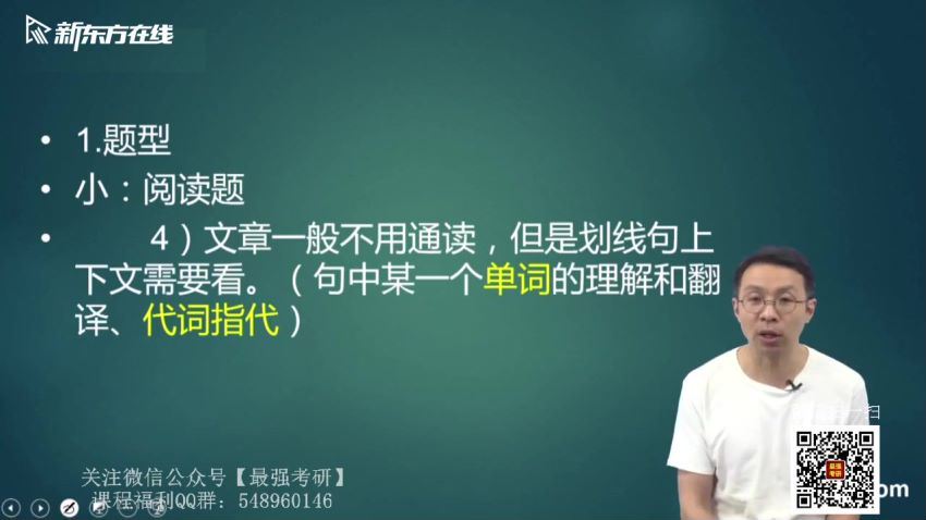 2021新东方英语考研直通车唐静翻译基础-（英语一）（高清视频）