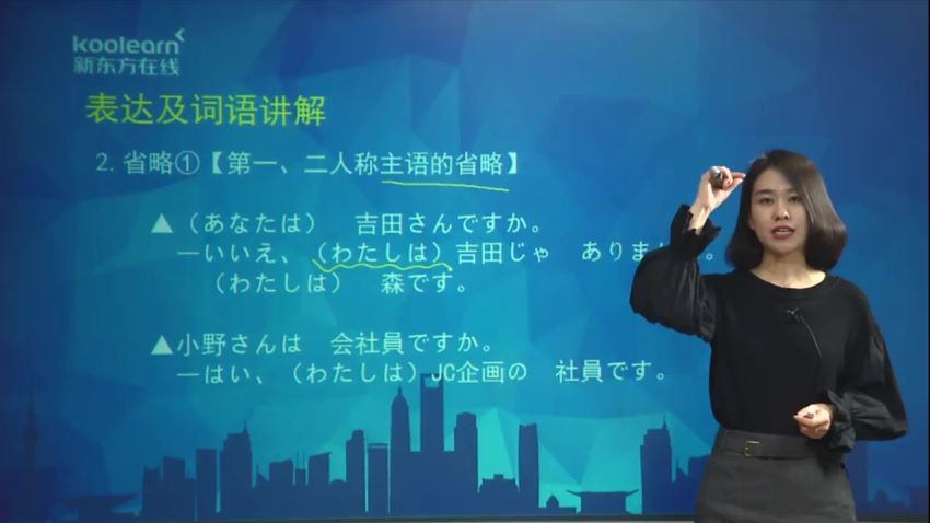 新东方新标准日本语王晶日语初级讲练结合（30.1G高清视频）